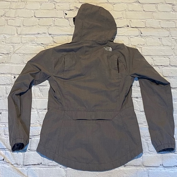 The North Face HyVent Mesh Lined Gray Mauve Zip Up Windbreaker Jacket-Womens XS - Picture 4 of 7